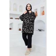 Desenli koton gömlek